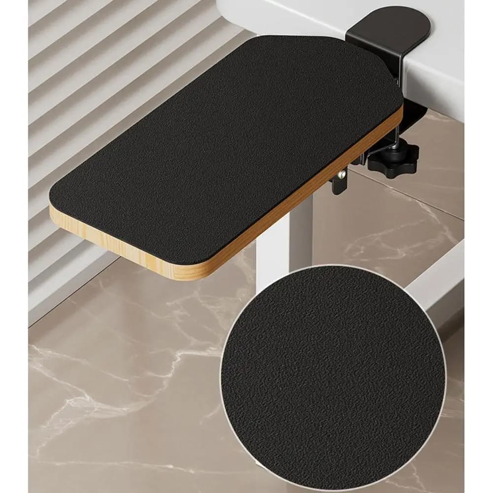 Bracciolo per scrivania Computer Bracciolo da scrivania Pad Bracciolo da scrivania pieghevole regolabile a 90 gradi Supporto per polso in legno per lavori di digitazione