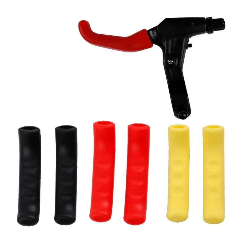 1Pair Bike Brake Lever Protective Silicone Bicycle Lever Grips Bicycle Brake Handle Cover Bicycle Accessories