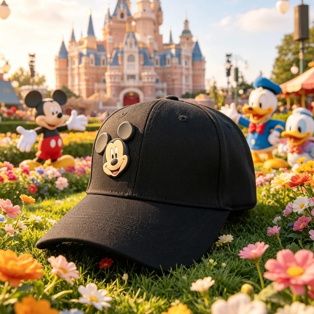Cappellino da baseball alla moda Disney Mickey, protettivo dal sole, traspirante, regolabile, ideale per il tempo libero, per uomini e donne, per teste grandi
