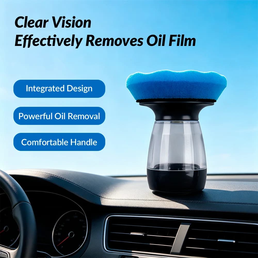 Applicatore per lucidatura pneumatici, kit di spugna lucidante per auto, design integrato, potente rimozione dell'olio, impugnatura comoda, per la maggior parte delle cere per pneumatici