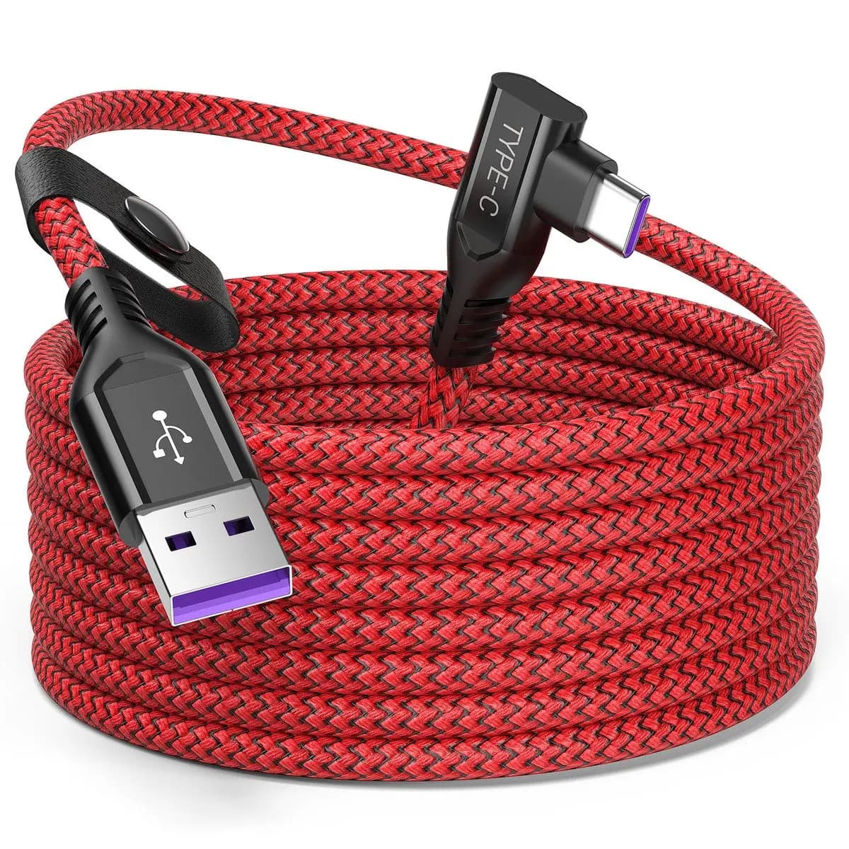 Cavo di ricarica rapido USB C 6A 100W Cavo dati di tipo C in nylon intrecciato da 1,8 M per Honor 400 200 Pro Magic8 7 Pro HUAWEI Pura 80 Pro
