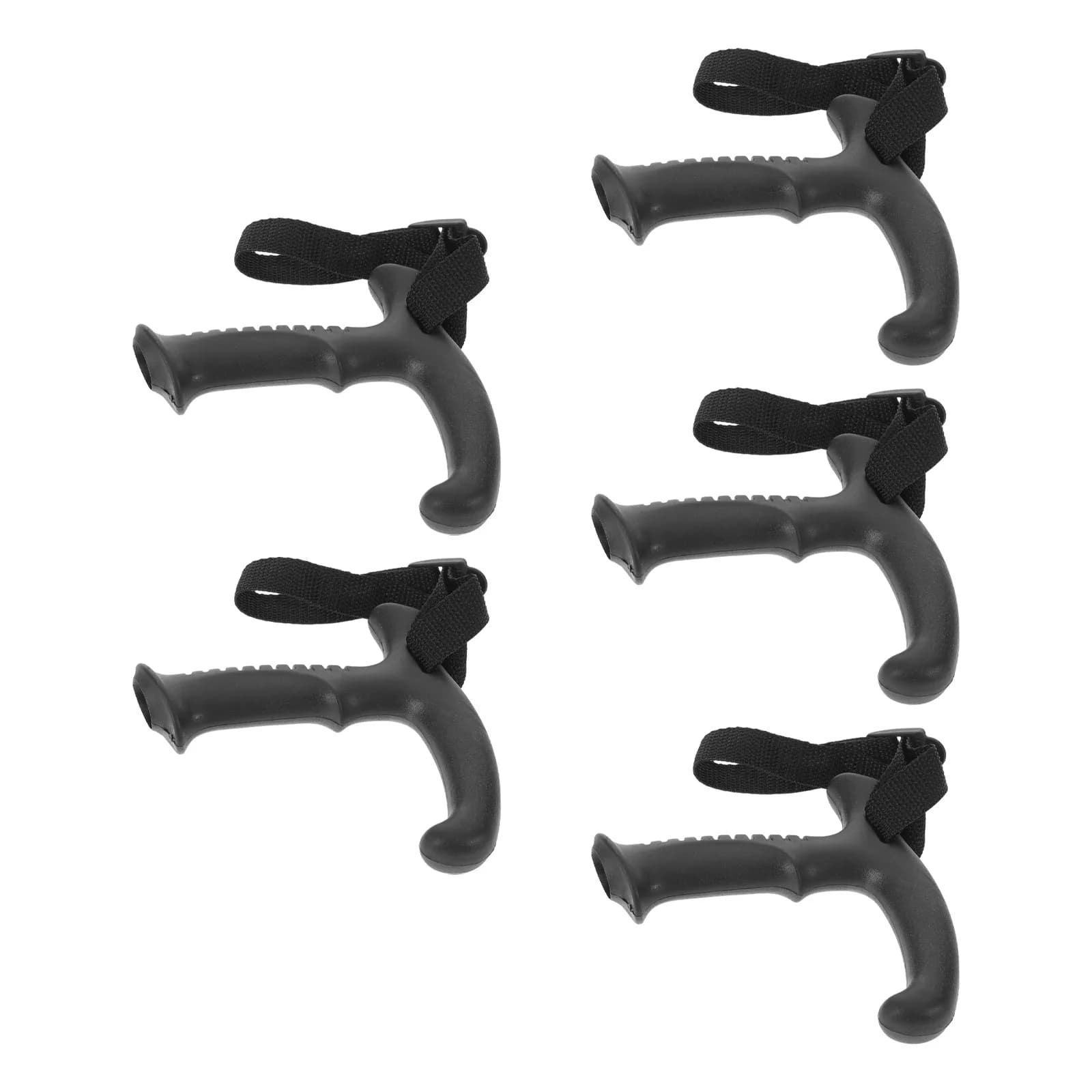Set of 5 T Ergonomics Grips for Trekking Sticks, Hiking and Mountaineering Accessories