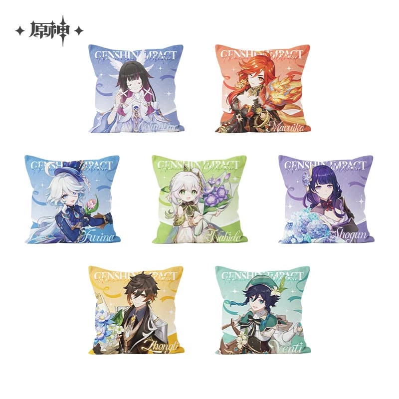 [Merchandise official] Genshin Impact 5th Anniversary Cushions Columbina Mavuika Furina Ship in January 2026 Preorder