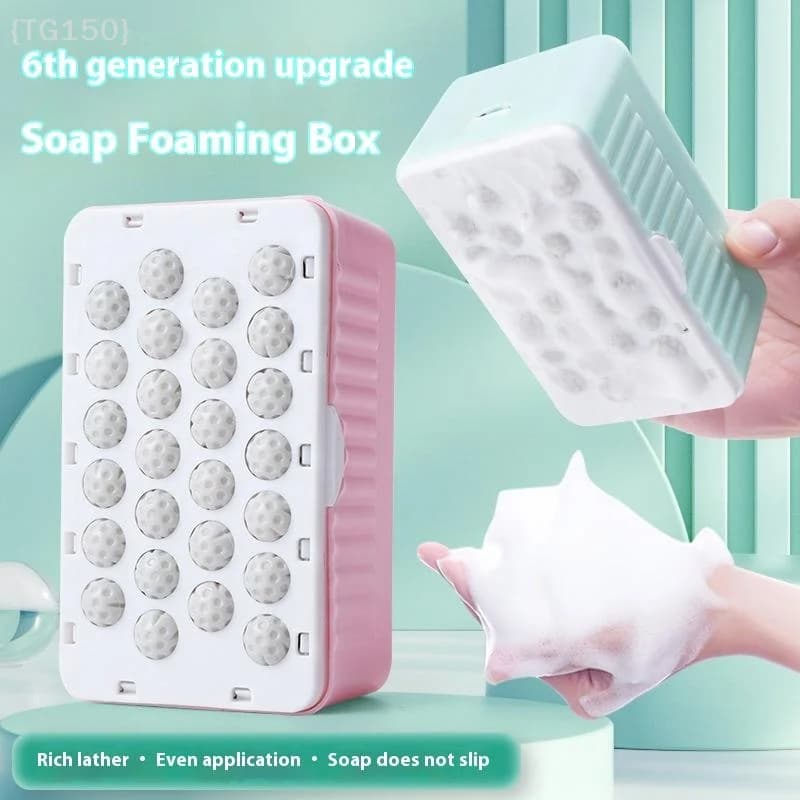 [O] Scatola portasapone multifunzionale da 1 pezzo con rullo - Portasapone autodrenante per il bagno di casa e il controsoffitto della cucina
