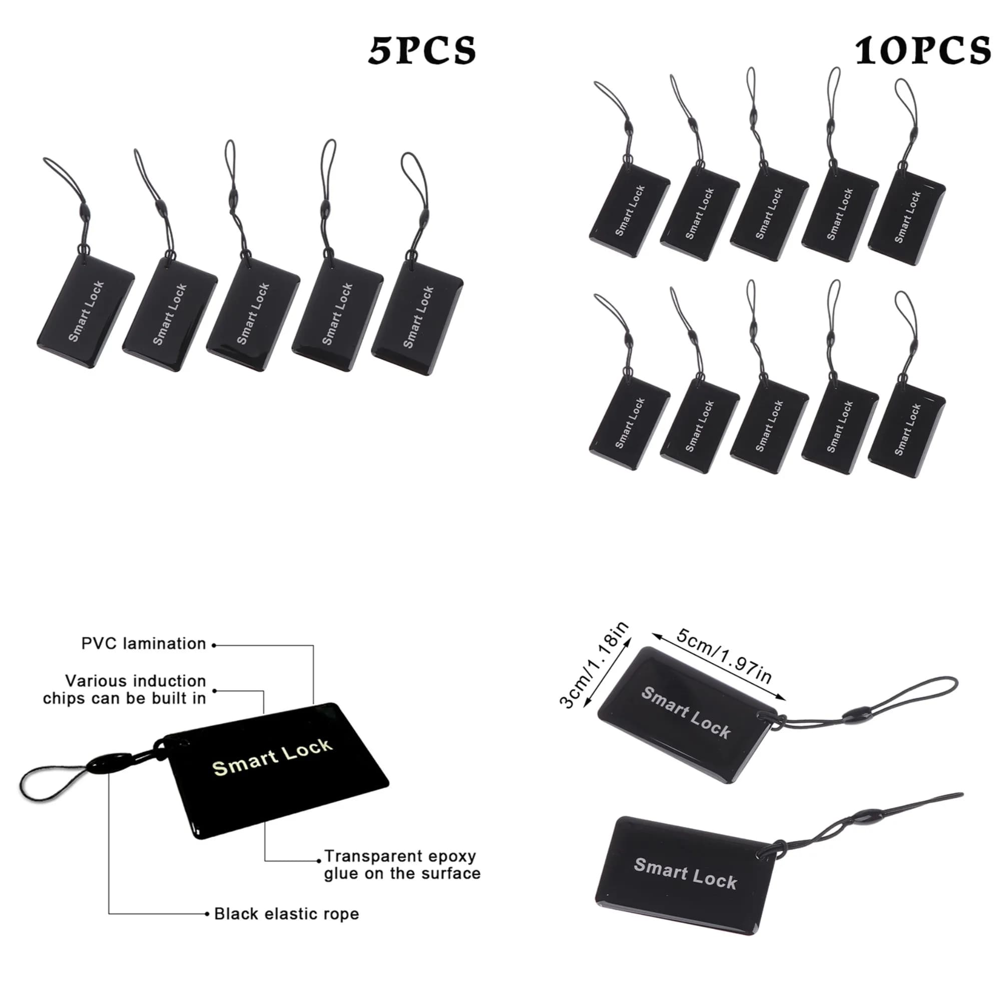 【CCA13】5/10 Pz 13.56 Mhz IC Card Elettronica Smart Door Lock Card Serrature digitali intelligenti digitali Sblocca Piccola scheda RFID