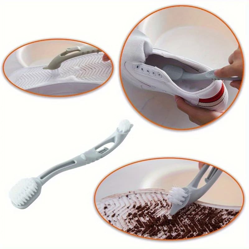Long Handle Shoe Brush-Soft Hair, Decontamination, Multifunctional Hanging Brush, Suitable for Home Use.