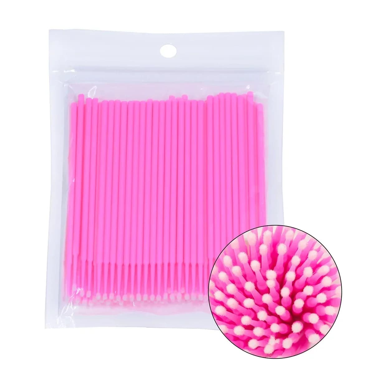200Pcs Disposable Eyelash Brush Lash Extesion Mascara WandsSpoolies Tools Set Lipstick Lip Gloss Brush Makeup Applicators