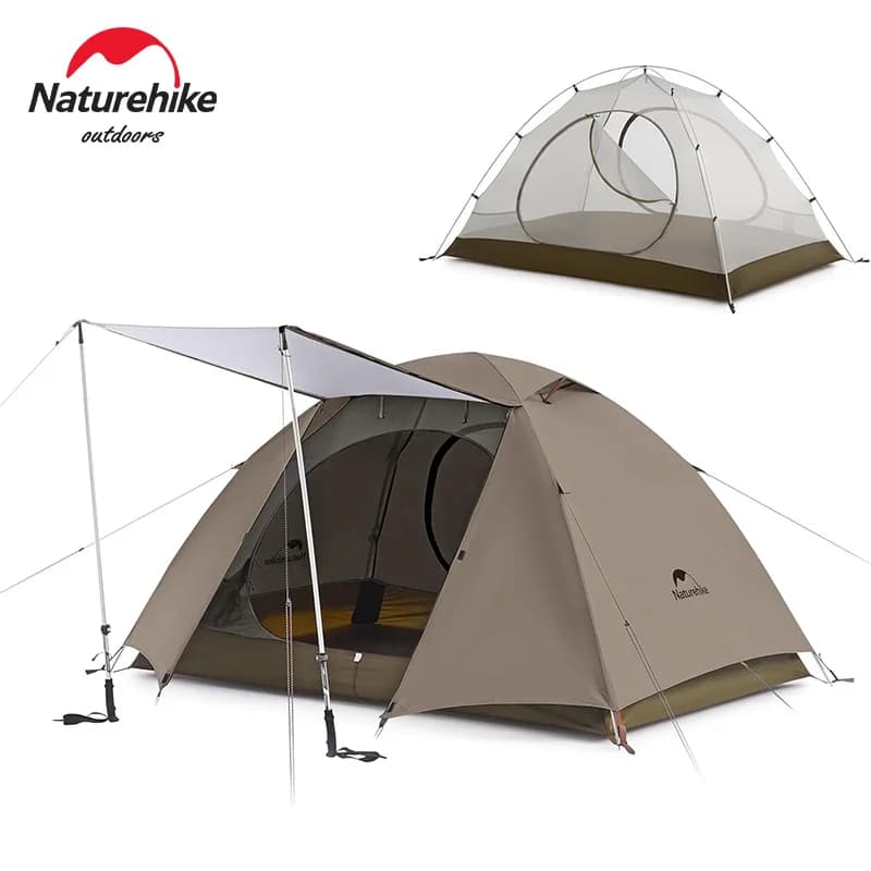 Naturehike Cloud River Tent for 2 3 Persons Double Layer Waterproof Camping Tent for Ultralight Large Cover For Outdoor