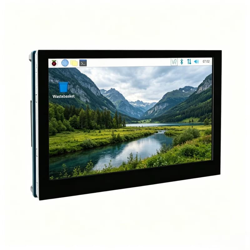 Display LCD Capacitivo da 4.3/5 Pollici con Interfaccia IMIPI per Raspberry Pi Pi5/5B, IPS ad Alta Definizione 800 * 480 con Supporto