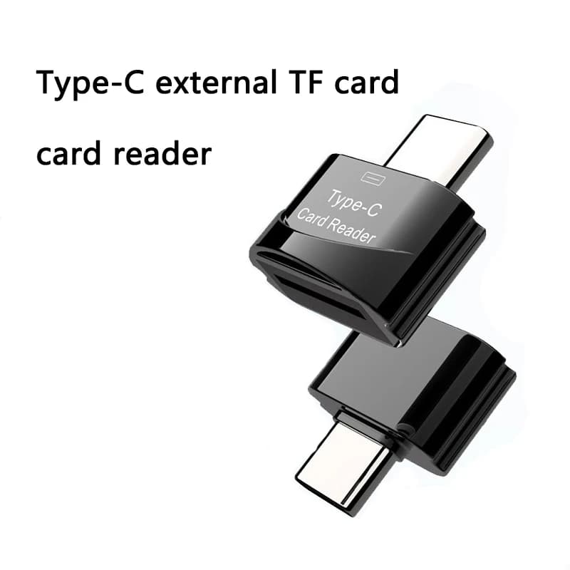 New Type C To Micro-SD TF Adapter Cardreader Mini High Speed Smart Memory Card Reader Watching Movie Data Transmission