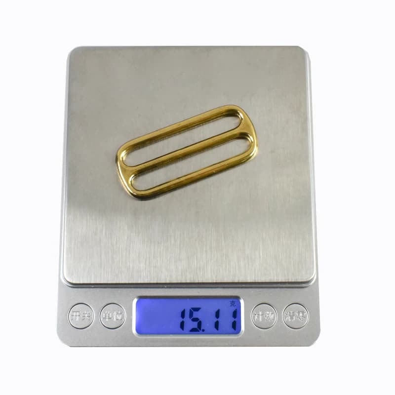 5/10 Pezzi Fibbia Scorrevole Tri-Glide 13-50mm in Ottone, Moschettoni, Ganci per Cinghie, Accessori Fai da Te per Cucito