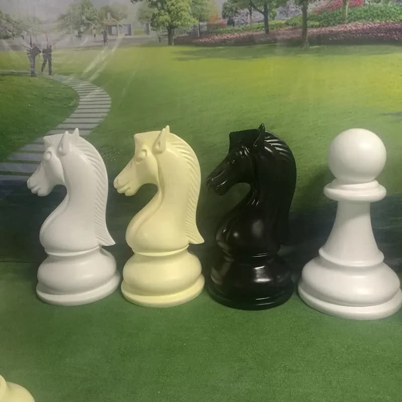 Children Game Props Fiberglass Life-Size Set Sculpture Garden Outdoor Rin Crafts Decoration