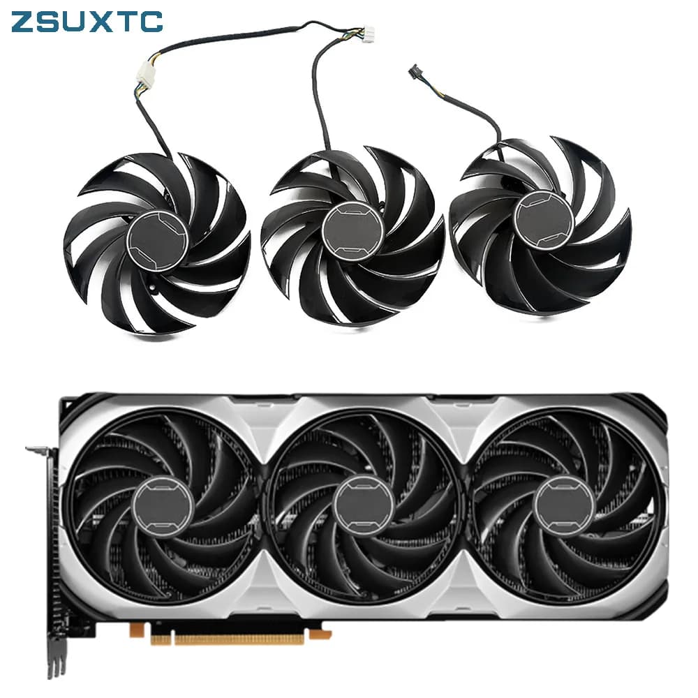 Ventola per Scheda Video PLD10020B12H, per MSI RTX 4090 4080, per MSI RTX4080 RTX4090 VENTUS 3X OC, Raffreddamento GPU