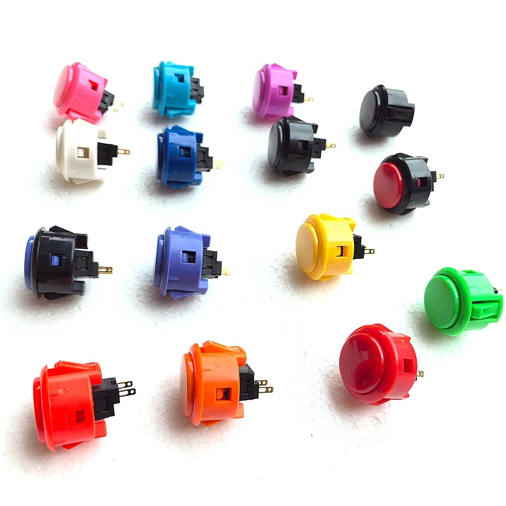 Giappone Originale SANWA Pulsante OBSF 30mm 24mm Moneta Neo Geo Board Box Arcade Macchina Da Gioco Hitbox Controller Joystick Parti FAI DA TE
