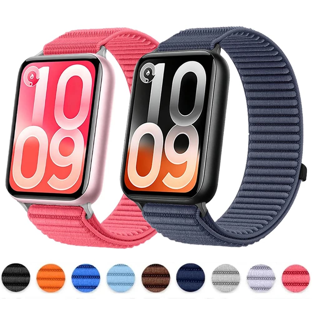 Nylon Braided Loop Strap for Xiaomi Mi Band 10 Pro/9 Pro/8 Pro Replacement Wristband for Redmi Watch 6 5 4 Belt Bracelet Correa