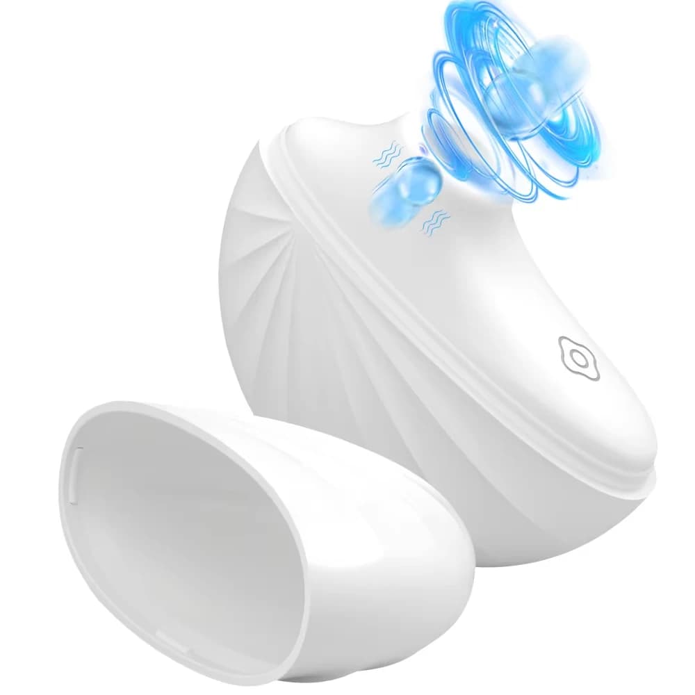 Potente vibratore a ventosa per donne, stimolatore clitorideo e del capezzolo, masturbazione femminile, sesso orale, prodotto erotico.