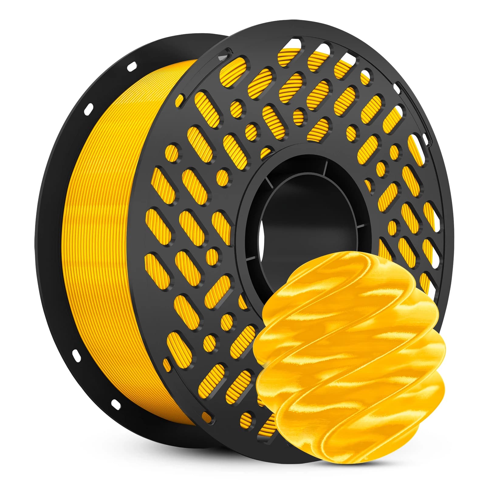 Dimensional accuracy +/- 0.02 mm.The PLA filament of 1.75 mm high precision silk can bring a stable 3D printing process and print a