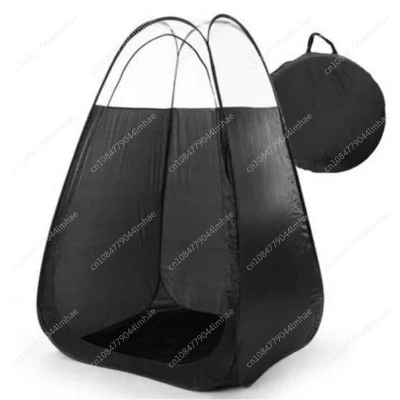 1 pz Tenda abbronzante spray a tre facce Tenda da campeggio esterna Tenda da doccia Lucernario Tende abbronzanti, cabine abbronzanti pop-up
