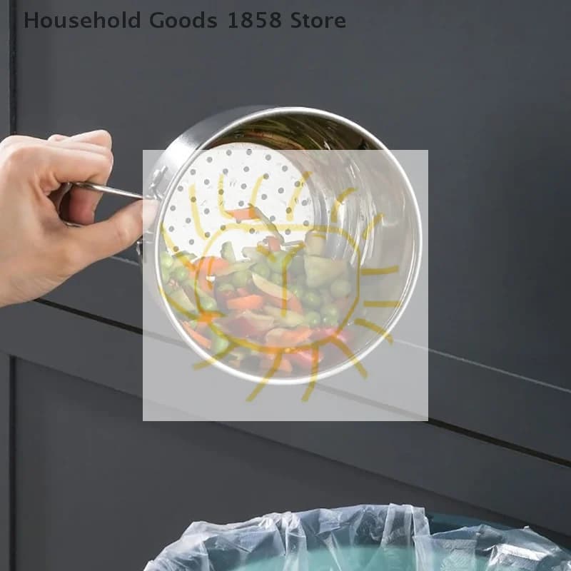 Stainless Steel Sink Drain Strainer Basket Multifunction Kitchen Food Catcher Vegetable Fruit Colander For Filter Kitchen Waste