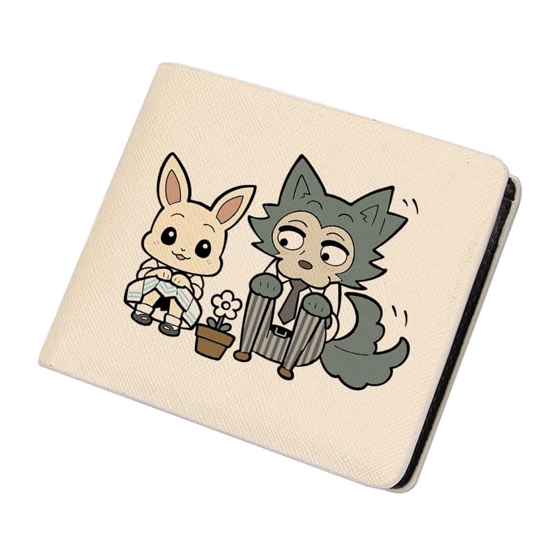 Anime BEASTARS Legoshi Louis Hal Juno Men Women Wallet Cosplay Purse Student Card Holder Fashion Cartoon Billfold Notecase Gift
