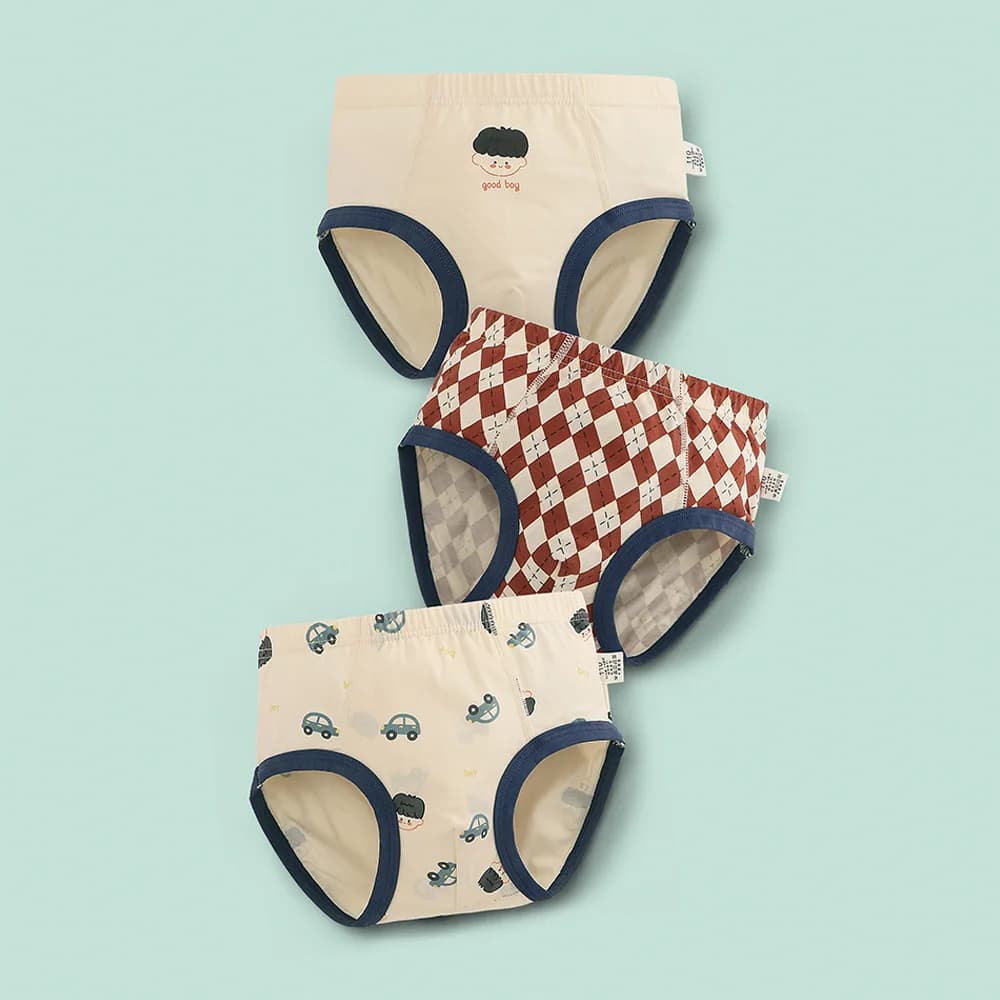 Pantaloncini in cotone traspirante per bambini in puro cotone Comodo abbigliamento senza scoreggia per bambini