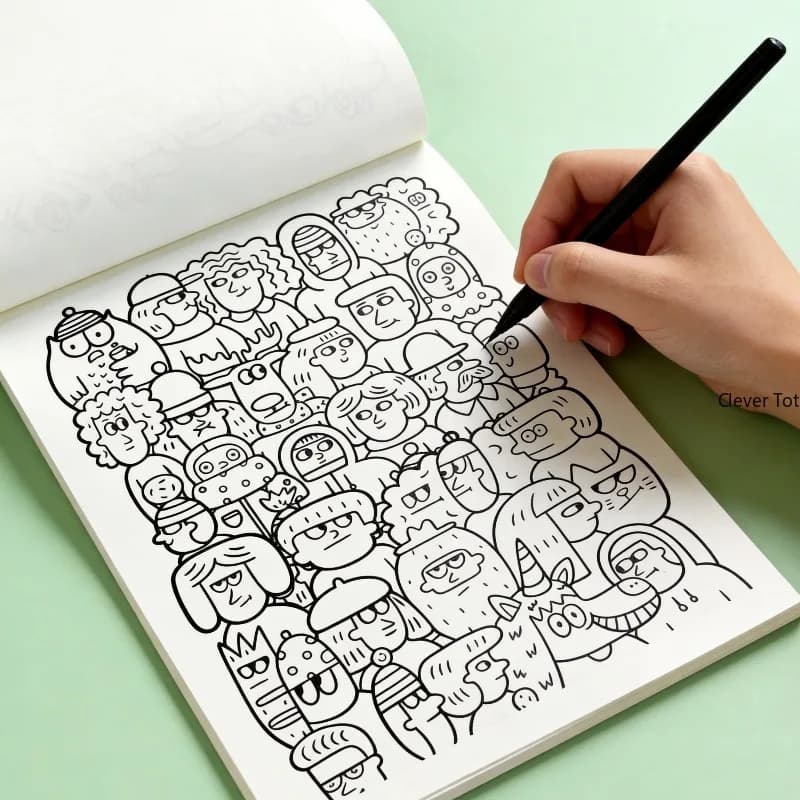 One Unzip and Bizarre Graffiti Sketchbook Large Size Version 32 Non Repetitive Patterns A Good Way To Spend Time Good Art Gift