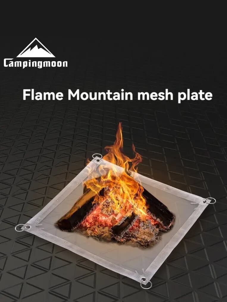 Forniture da campeggio all'aperto CAMPINGMOON, stoccaggio pieghevole portatile, tavolo da fuoco per la raccolta di merci, scaffale per il fuoco, tovaglietta per letto in carbonio
