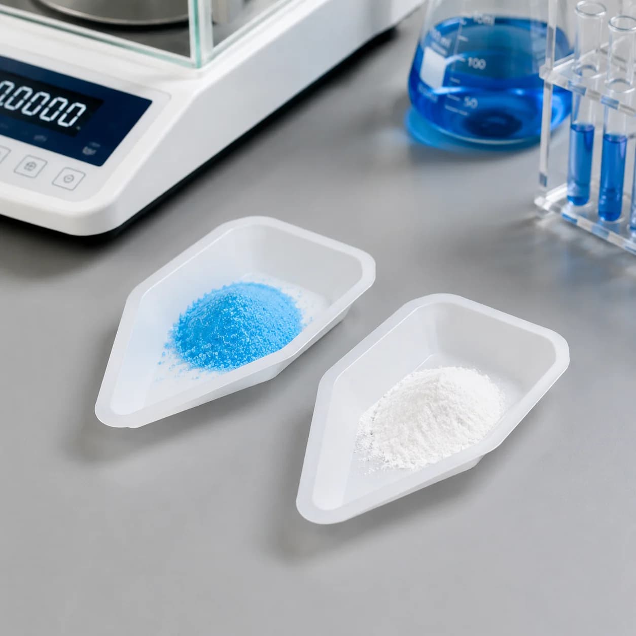 20PCS Weigh Boats Small Plastic Scale Trays Boat Shaped Pour Pan For Powder And Liquid Weight Mixing Epoxy Food Sample Container
