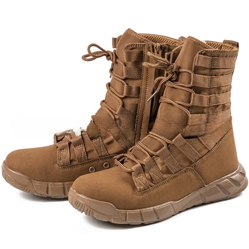 Stivali da combattimento da allenamento ultraleggeri da uomo Scarponi da trekking traspiranti Scarpe da lavoro da uomo Scarpe protettive antiscivolo resistenti all'usura Comode