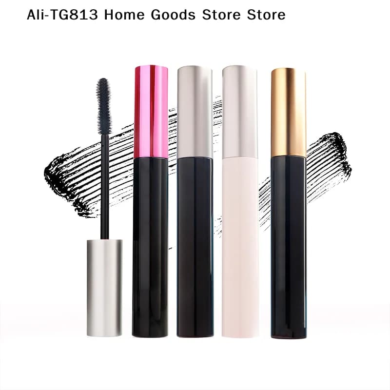 [TG813] 1 Pezzo Tubo Vuoto per Mascara da 10ML con Spazzolino, Contenitore per Ciglia, Flacone Liquido Ricaricabile, Tubo per Confezionamento Fai-da-Te