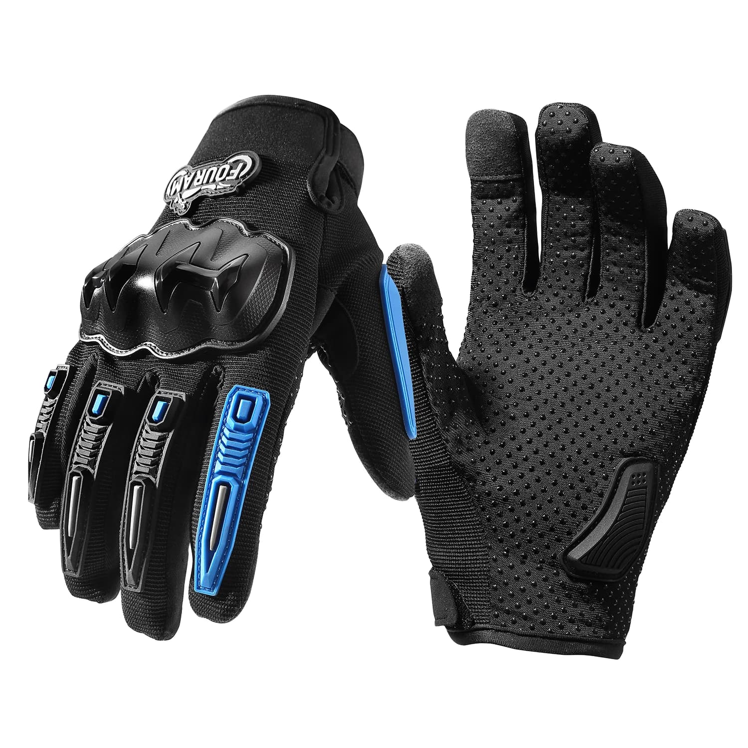 1P Bike Gloves, Motorcycle Gloves, Work gloves Touchscreen-Compatible, Non-Slip, Anti-Vibration, Breathable, Durable