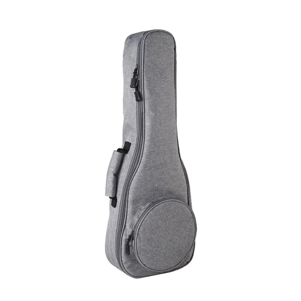 Borsa Elegante per Ukulele da 23 Pollici in Tela, Impermeabile con Imbottitura Rinforzata, Design a Zaino, Comoda Custodia per Ukulele e Chitarra