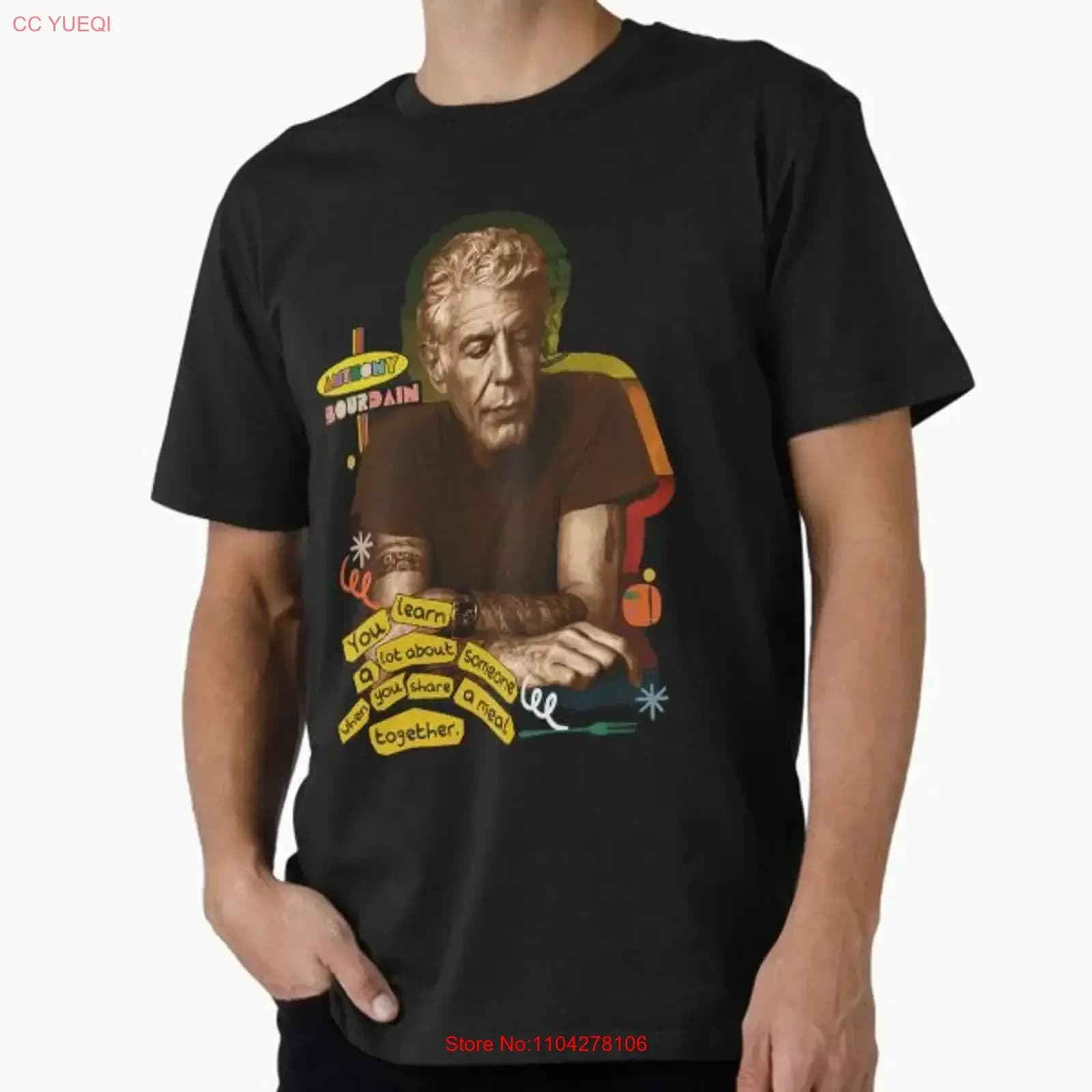 T-shirt da uomo Kitchen Premium Made in USA, taglie dalla S alla 5XL, vintage, effetto lavato, per tutti i giorni, traspirante, leggermente maschile, unisex.