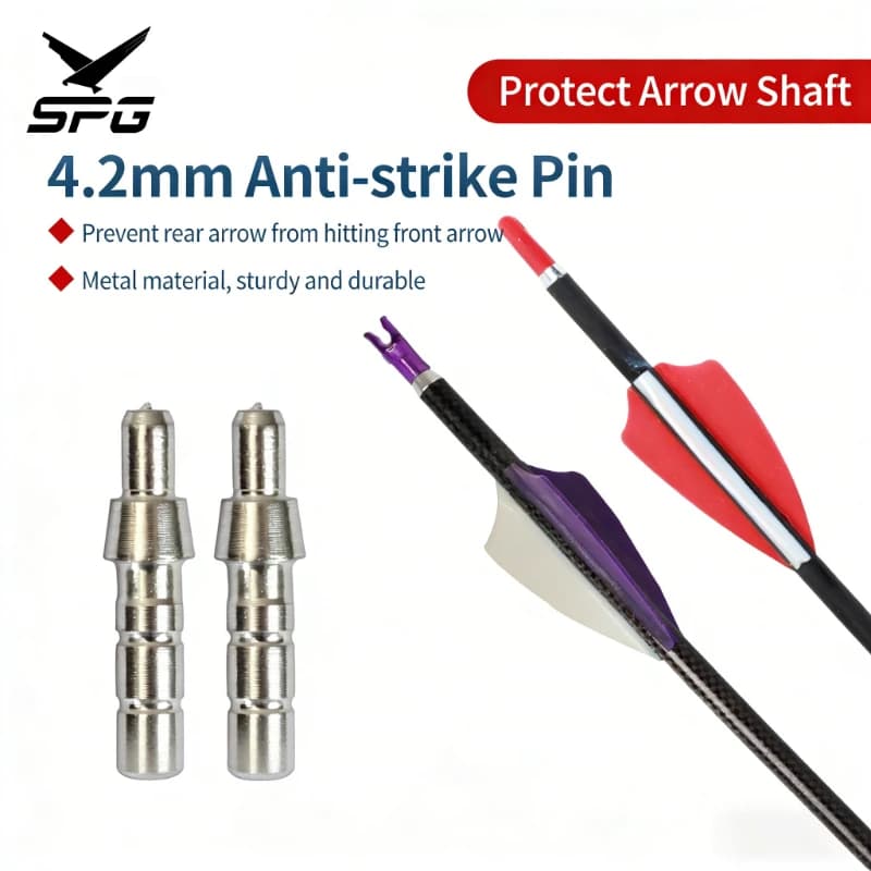 Adattatore per Punte di Frecce 50/100 Pezzi, Boccola in Lega di Alluminio da 4,2 mm, Accessori per Tiro con l'Arco e Frecce in Carbonio