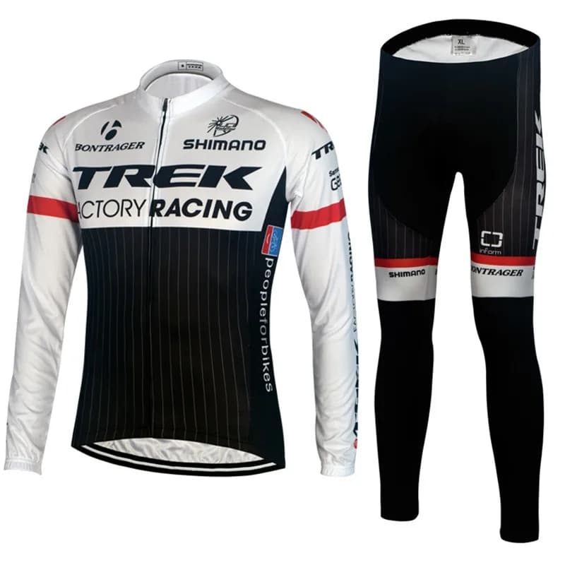 Tuta da ciclismo autunnale e invernale, maglia da ciclismo su strada che assorbe il sudore e traspirante.
