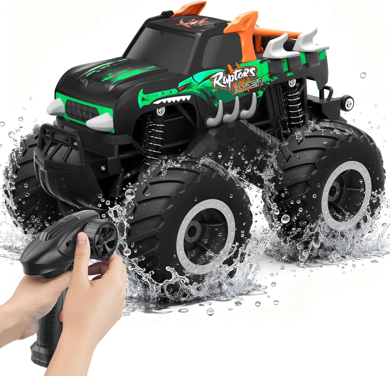 Auto RC Impermeabile 1:16 per Tutti i Terreni - Giocattolo Monster Truck Telecomandato Veloce per Bambini dai 6 Anni in Su
