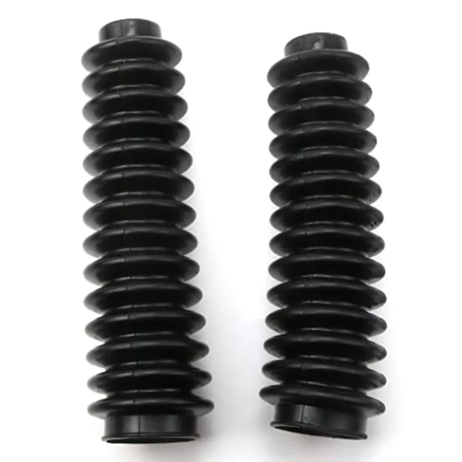 Front Shock Fork Boots For ATC 250SX 250 SX 1985-1987, Black