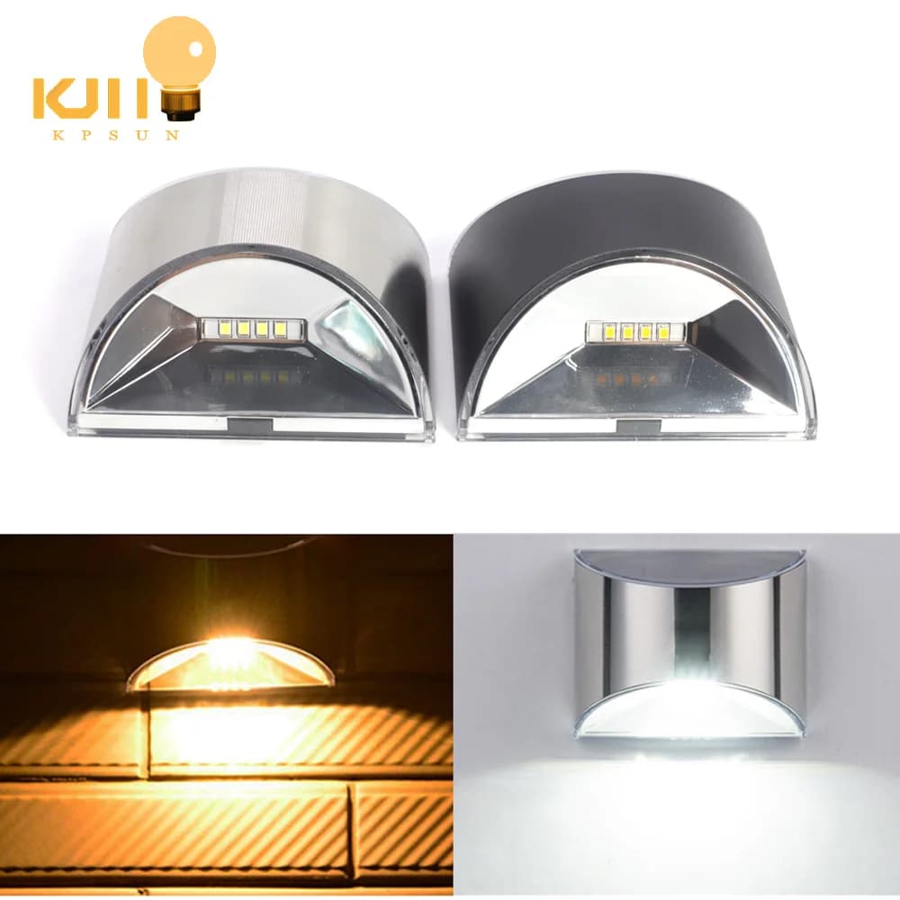 Lampada Solare a LED per Targa Civica da Giardino, Illuminazione Esterna Impermeabile per Decorazione di Strade, Giardini e Case