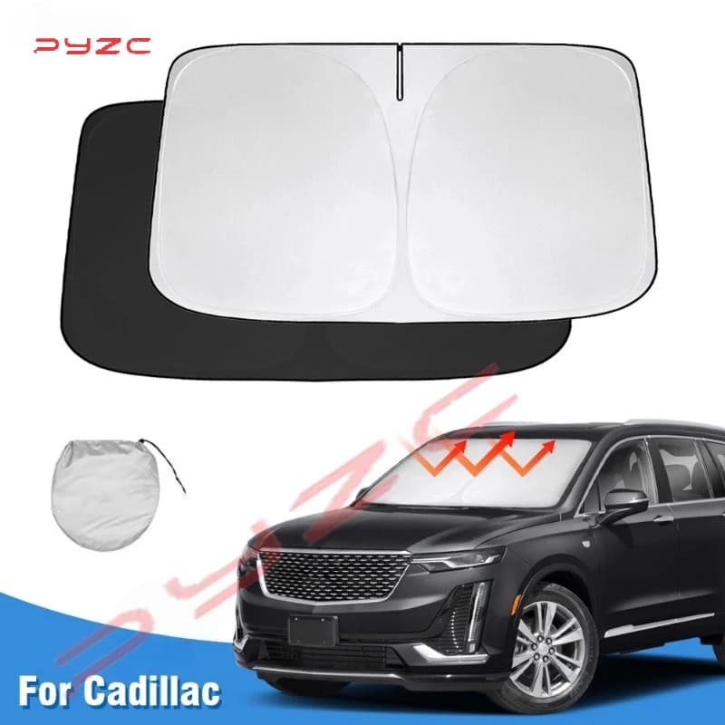 Parabrezza Parasole per Cadillac XT6 2020 2021 2022 2023 Accessori Finestra Ombra Pieghevole Parasole Protezione Blocchi Raggi UV