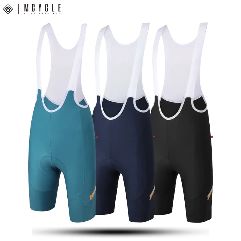 Mcycle Shorts with New Design Cycling Ribbons Women's Padded Bike Shorts Breathable Collant with Seamless Road Bike Braces for Men