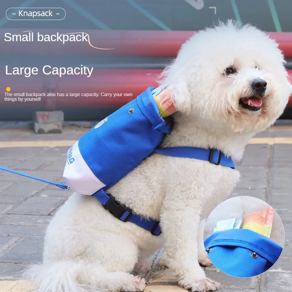 Douyin-zaino per animali domestici, cane di piccola e media taglia, zainetto, uscire a giocare, guinzaglio per cani, vendita calda