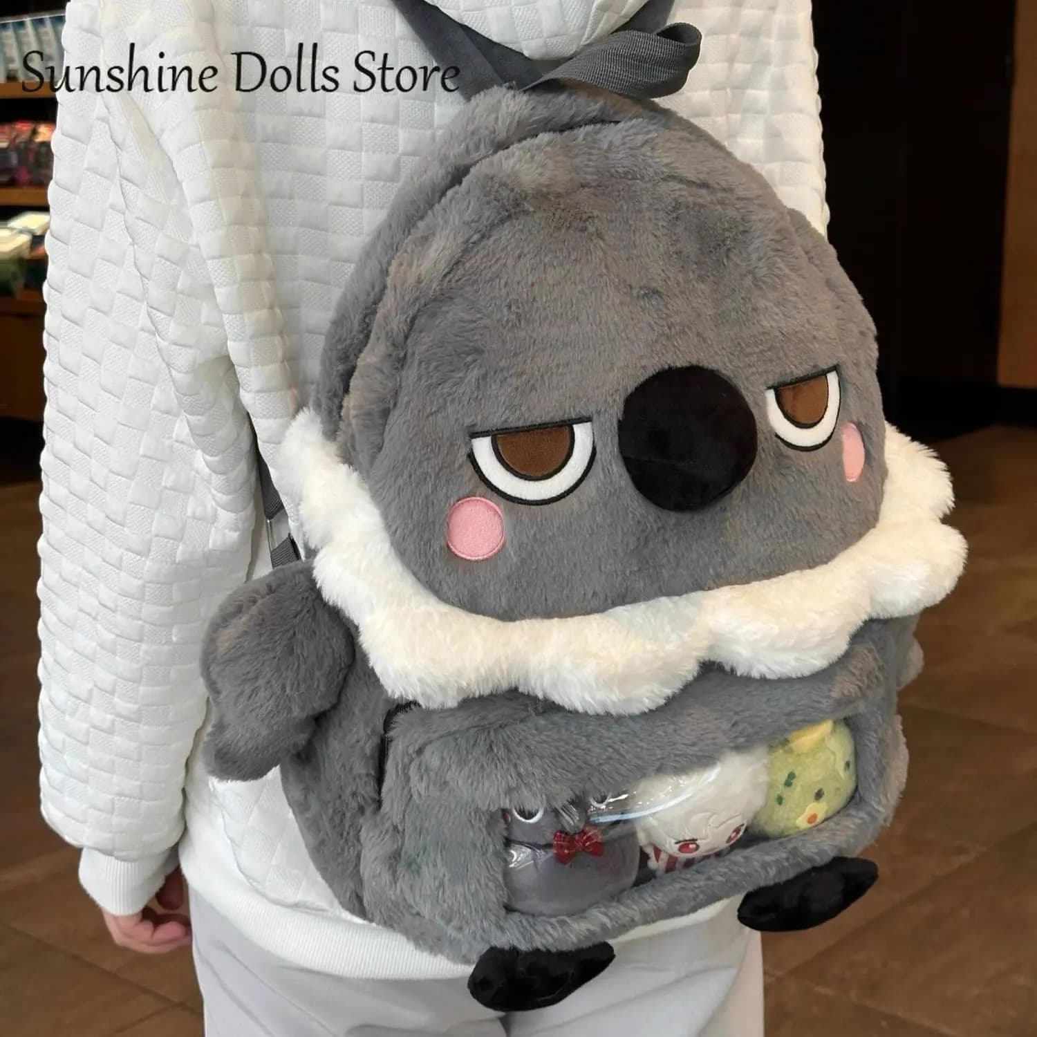 Gioco Love and Deepspace Sylus Simpatico corvo Zaino in peluche Borsa da scuola Zaino per studenti Borsa a tracolla per cosplay anime