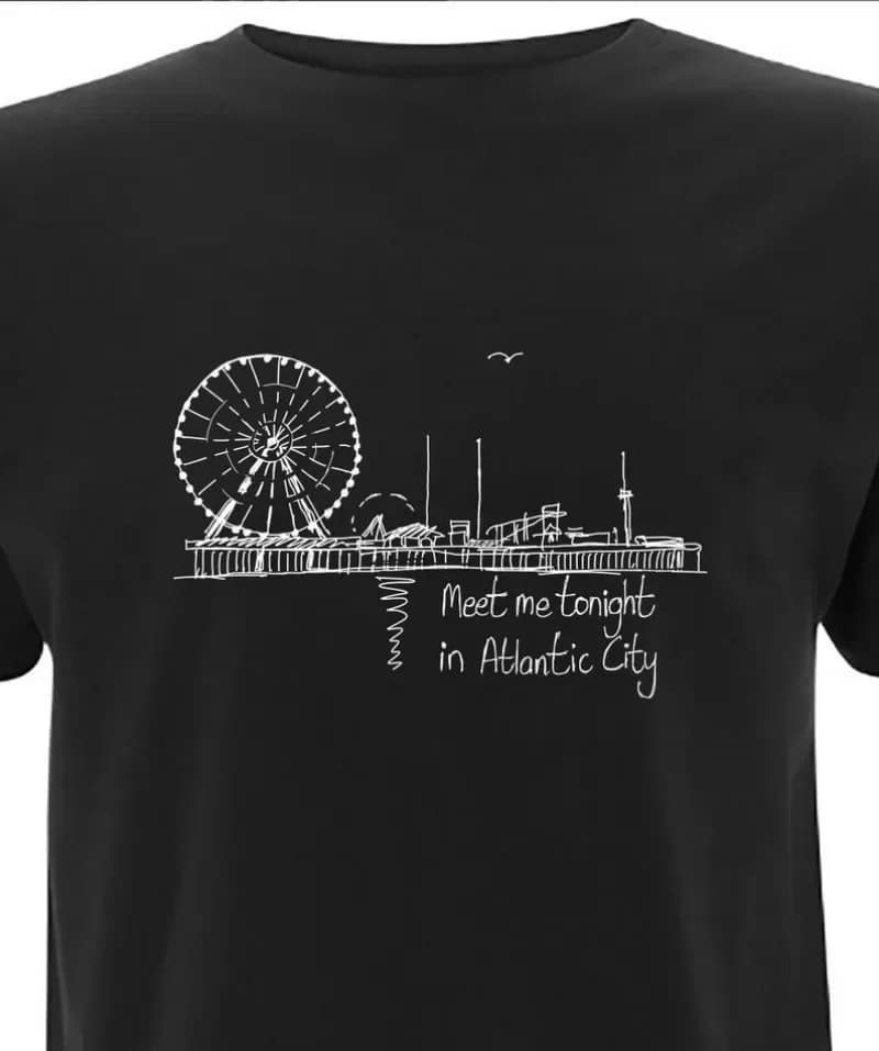 T-shirt 2025 Bruces - Atlantic City - T-shirt da uomo - Regali per uomo T-shirt Springsteens