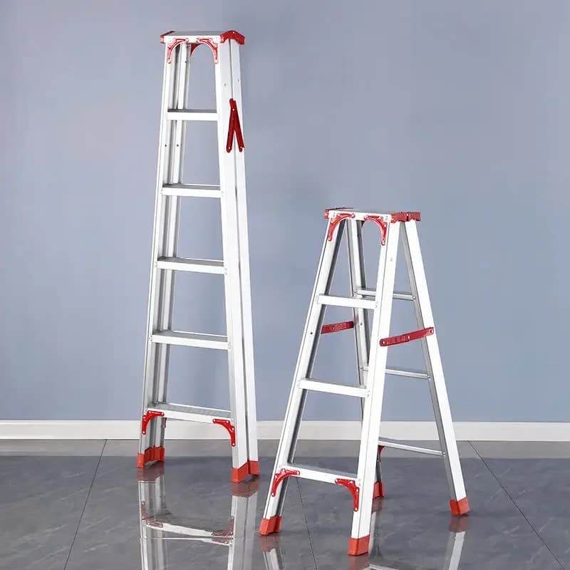 Scala in Lega di Alluminio Rinforzata, Scala a Spina di Pesce per Interni, Scala Telescopica in Alluminio, Scala Pieghevole per Ingegneria, Scala Pieghevole per Interni