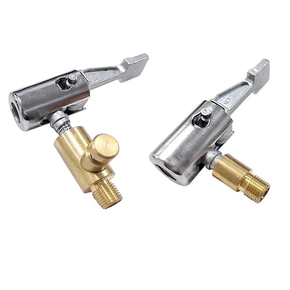 Adattatore Portatile per Pompa Gonfiabile, Connettore per Compressore, Valvola di Sgonfiaggio, Adattatore per Gonfiaggio Pneumatici Auto