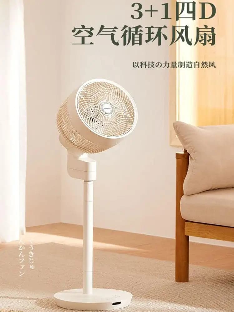 Ventilatore per la circolazione dell'aria domestica C6 camera da letto silenziosa intelligente Ventilatore elettrico da pavimento al soffitto Amanda