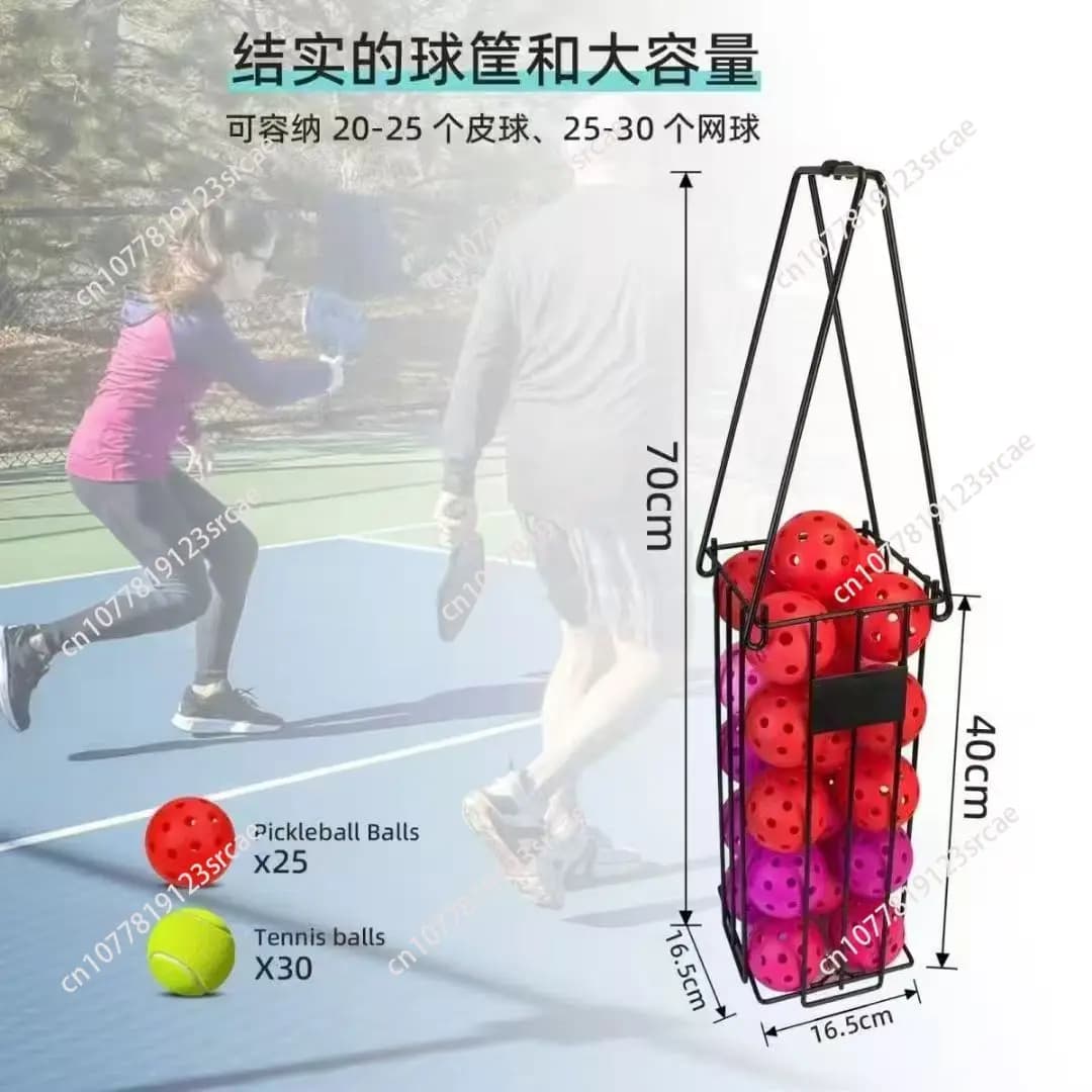 Pickball tennis does not bend over, ball picker, ball collector, ball collector, multi-ball frame for training