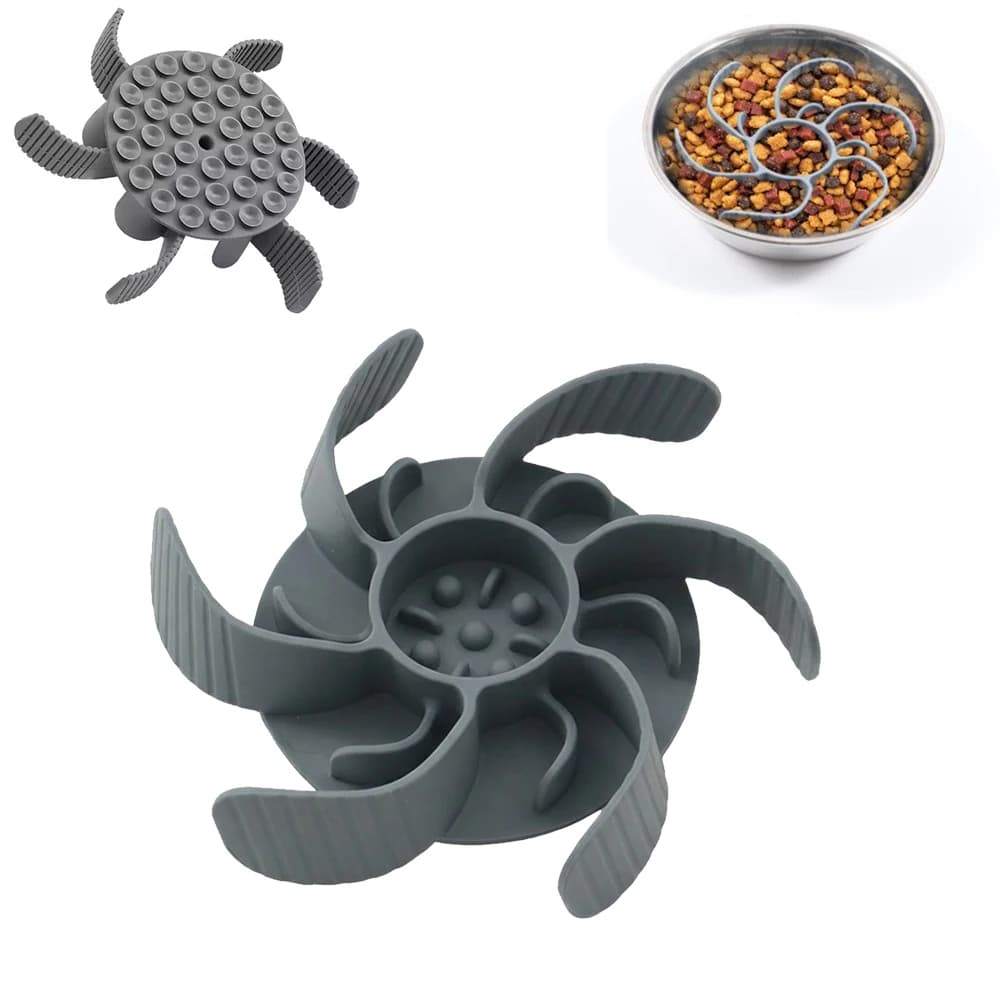 Inserto a Spirale in Silicone per Ciotole per Cani, 36 Ventose, Anti-Soffocamento, Alimentatore per Animali Domestici, Tagliabile, per Cani