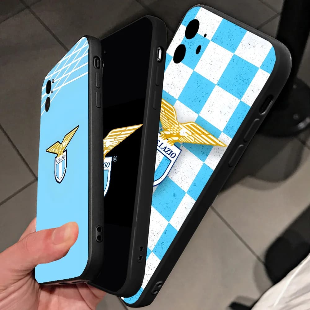 Fashion Club L-Lazio Custodia per telefono in silicone morbido per IPhone 16 15 14 13 12 11 Plus Pro Max Plus