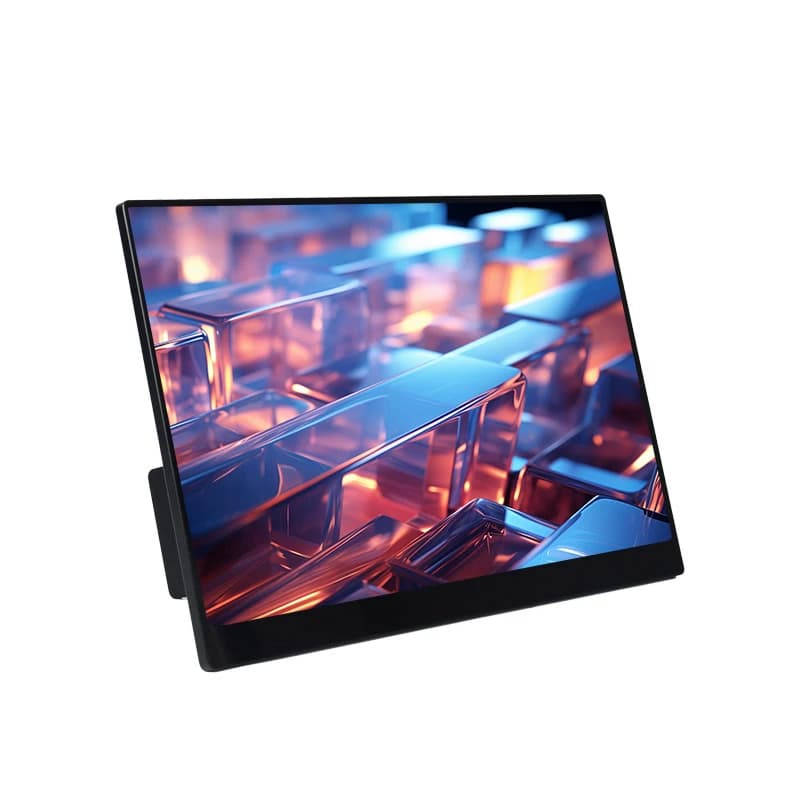 Monitor portatile da 15,6 pollici FHD 1080P USB C Gaming Display touch screen IPS ultrasottile con copertura intelligente e altoparlanti, HDR Plug & Play
